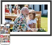 ARZOPA Frameo Digital Picture Frame 10.1 Inch Smart WiFi Digital Photo Frame 32GB with 1280x800 IPS Touch Screen, Auto-Rotate and Slideshow, Easy Setup to Share Photos Or Videos from Anywhere Anytime