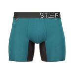 STEP ONE Mens Boxers Underwear for Men, Moisture-Wicking Mens Boxer Shorts, 3D Pouch + Chafe-Reducing Mens Boxers. Fabric Made from Organic Bamboo Trunks - Boxer Briefs Green