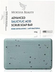 Salicylic Acid and Tea Tree Oil Body Wash Soap - [Made In U.K] Salicylic Acid Cleanser Face Wash for Acne Spots Blemishes Pimples Oily Skin Treatment - 100g