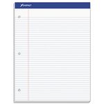 Ampad Evidence Dual Pad, Narrow Ruled, Size 8.5 x 11.75 Inches, White Paper, 100 Sheets Per Pad (20-346)