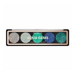 Profusion Cosmetics 5 Shade Gems Glitter Palette, Unleash Your Inner Sparkle with Vibrant Pressed Glitters and Gems for Effortless Glam, Raise Your Look with Richly Pigments