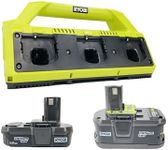 Ryobi 18-Volt ONE+ SuperCharger and 2 Lithium-Ion Batteries Kit