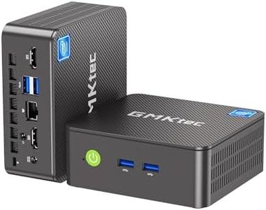 GMKtec Mini PC, Intel N100 Windows 11 Pro (3.4GHz), 16GB DDR4 1TB PCIe M.2 NVMe SSD, Desktop Computer 4K Dual HDMI Display/4x USB3.2/WiFi 6/BT5.2/RJ45 Ethernet Nucbox G3