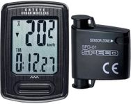 CATEYE Urban Wireless Bike Computer – Analog Speedometer & Odometer with Calorie Tracking, FlexTight™ Mount, Auto Start/Stop, Programmable Odometer & Easy Setup for All Bikes