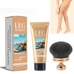 Leg Makeup Waterproof No Transfer,Leg and Body Scar Cover up,Tattoo Cover Up Makeup Waterproof,Long Last Body Foundation (With Brush)
