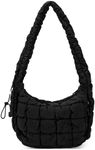 CLUCI Puffer Tote Bag for Women, Large Quilted Crossbody Bag, Lightweight Puffy Hobo Bag Shoulder Bag Tote Purse