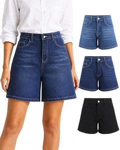 Lileyas Denim Shorts Women Pack Jean Shorts for Women Jorts Casual Baggy High Waist Strechy for 2026 Summer