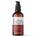 HEBESO - Rosehip oil 100% - cold pressed - 100ml - Rosehip oil with anti-aging effect and vitamin A, B, C, E - Face oil - Bio skin care oil