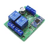 REES52 BLE Bluetooth Switch 2 Way Relay Mobile Phone Wireless Remote Control Bluetooth Door Open Module ZLRC02