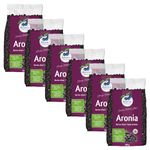 Aronia ORIGINAL Organic Dried Aronia Berries 200 g (6 Pack) | Gently Dried Immediately After Harvest | Antioxidant Superfood, Anti-Inflammatory | Vegan, Organic, Non-GMO Black Chokeberry