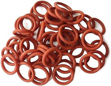 50 Pack Oil Drain Plug O-Ring #11105, Motorcycle Drain Plug O-Rings Replacement, Nitrile Rubber O Ring Gasket Ring Compatible with Harley Davidson(Orange)