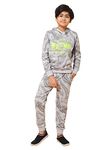 Alan Jones Clothing Boys Marbled Pattern Tracksuit Set (5-6 Years_Grey)