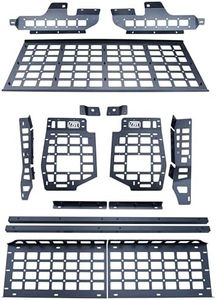 HIGH FLYING Car Accessories for Suzuki Jimny JC5 2025 2026 Rear Window Storage Molle Panels System Trunk Organizer Tailgate Cargo Shelf Luggage Carrier Cargo Racks (Side+Roof+Shelf)