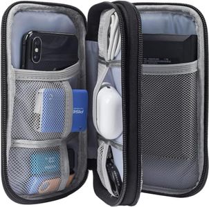M.G.R.J® USB Flash Drive Case Thumb Drive Holder Case Organizer Portable Electronic Accessories Storage Bag for USB Flash Drives Jump Drive Memory Stick, SD Card, Cables (Nylon|Black-Grey)