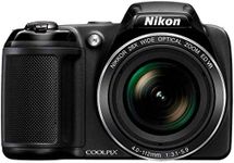 Nikon Coolpix L340 Bridge Camera - Black (20 MP, 28x Optical Zoom) 3-Inch LCD