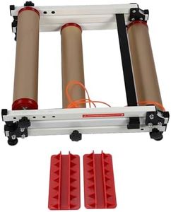 Bike Rollers for Mountain and Road Bikes, Indoor Cycling Training Platform with Silent PP Rollers, Adjustable Front Bracket, Aluminum Alloy Frame for 16-29 inch Bikes