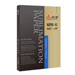 A-SUB Sublimation Paper 8.5x14 Inches 110 Sheets for Any Inkjet Printer which Match Sublimation Ink 125g
