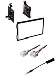 Double Din Car Stereo Install Dash Kit Combo Made for 2005 2006 2007 Nissan Frontier