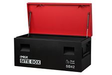 Hilka Tools SB42 Site Storage Box, Red/Black, 42-Inch