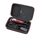 RLSOCO Hard Case for Wahl Professional 5 Star Cordless/Corded Magic Clip Hair Clipper Model 8148/8451/8504/8545/8509 & Wahl Clipper Elite Pro Corded Haircut 79602 / Deluxe Chrome Pro 79524 (Case Only)