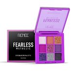 RENEE Fearless Eyeshadow Palettes – Metallic 12gm, Vibrant Shades, Long Lasting, Non Creasing, Easy-to-blend & Build Up For Eye-catching Transition From An Office To Glamorous Smoky Eye