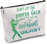 CREATCABIN Softball Makeup Bags Can