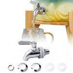 Drink Dispenser Tap Replacement, 304 Stainless Steel Beverage Dispenser Replacement Spigot, Replacement Spigot Tap for Water Wine Beer Juice