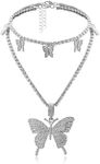 Dainty Butterfly Necklace Chain for