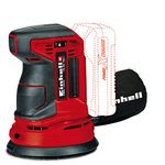 Einhell 4462012 Cordless 5" Random Orbit Sander TE-RS 18 Li-Solo Power X-Change (Lithium Ion, 18V, Sanding disc 5", 22,00 OPM, Soft Grip, incl. 1 x Sandpaper. Battery and Charger not Included)