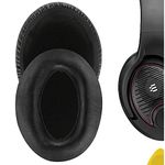 Geekria QuickFit Replacement Ear Pads for Sennheiser Game ONE, Game Zero, PC360, PC363D, PC373D Headphones Ear Cushions, Headset Earpads, Ear Cups Cover Repair Parts (Black)