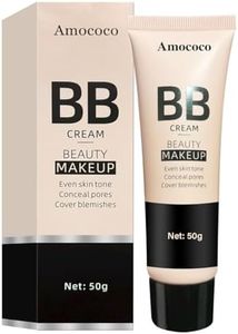 Amococo BB Cream, Long-Lasting Natural Beauty Makeup, 50g, 18-Hour Wear, Even Skin Tone & Pore Concealing (Natural)