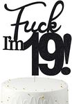 19 Cake Toppers, 19 Birthday Cake T