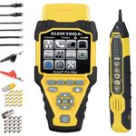 Klein Tools 80179 Scout Pro Max VDV Tester Set, Network Cable Tester with Remote and Digital Tracing Probe for Coax, Phone, and RJ Connectors