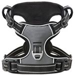 HEELE Dog Harness Harness for Small Dogs No Pull Dog Vest Harness for Small Dog with Soft Padded Handle Reflective for Outdoor Training, Grey, S