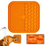 KILIN 8.2 inch Large Dog Lick Pads丨Snuffle Mat for Dogs丨Dog Puzzle Toys丨Calming Mat for Dog Anxiety Relief丨Dog Slow Feeder with 72 Super Suction Perfect for Pet Bathing,Grooming,and Dog Training