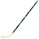 Franklin Sports NHL Las Vegas Golden Knights Street Hockey Stick - 48" Junior Left Handed Hockey Stick - NHL Team Jr. Street Hockey Sticks - Fused Wood Hockey Stick for Street + Roller Hockey - Righty