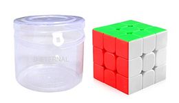 D ETERNAL 3X3X3 High Speed Stickerless Magic Speedy Brainstorming Puzzle Cube Game Toy With Adjustable Tightness, Kids and Professionals