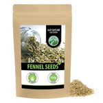 Fennel seeds (500g, 1.1 lb), whole fennel, 100% natural, fennel seeds natural without additives, vegan