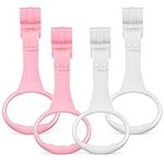 TOYANDONA 4 Pcs Baby Pull Up Rings Plastic Pull Up Rings for Playpen Baby Crib Pull Rings Learn to Walk Assistant