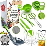 Supa Ant Canning Supplies - Canning Kit for Beginner, Food Grade Stainless Steel Canning Accessories - Canning set - Canning Supplies Starter Kit - Canning Kit - Canning Kit Measuring Cups & Ladle