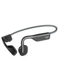 SHOKZ OpenMove Wireless Headphones, [England Athletics Recommended] Bluetooth Bone Conduction Sports Headset with Mic, 6 Hour Playtime & IP55 Waterproof for Running Workout Cycling (Grey)