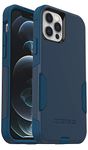 OtterBox Synthetic Rubber Polycarbonate Commuter Series Case for iPhone 12 & iPhone 12 Pro - Bespoke Way (Blazer Blue/Stormy SEAS Blue)