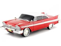 GreenLight 1: 24 Hollywood - Christine - 1958 Plymouth Fury Evil Version (Blacked Out Windows) 84082 Red