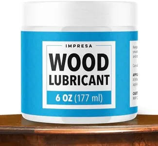 IMPRESA Wood Lubricant for Home DIY Projects - Multi-Purpose Semi Paste Wax for Wood - Drawer & Door Hinge Lubricant - Loosen Drawer Slide - Restore & Preserve Wooden Slide -Non Spray Lubricant - 6oz