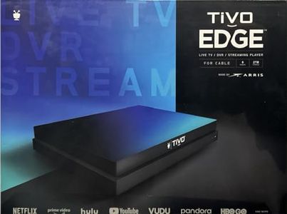 TiVo TiVo Edge Cable DVR - 2TB, 6 Tuners, 300 Hours HD Recording, Black