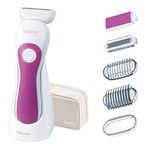 Beurer HL36 Shaver for Women, Electric Wet & Dry Razor with 4 Attachments,