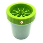 Tails Of Joy Dog Paw Washing Cup Pet Paw Cleaner Portable | Dog Paw Washer with Soft Silicone Bristles for Quickly Cleaning Pet Muddy Feet Color May Vary (Paw Cleaner Cup)