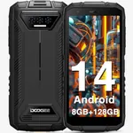 DOOGEE S41 Plus Rugged Phone 2024,Android 14 6300mAh Battery,8GB+128GB/TF 1TB,Octa Core,IP68 Waterproof Phone,13MP AI Main Camera Rugged Smartphone,5.5" IPS HD+ Display,Face Unlock,OTG/NFC