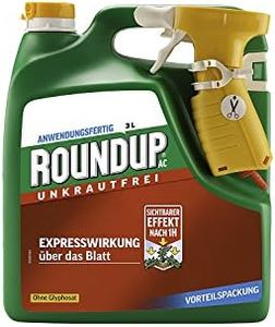 ROUNDUP AC Unkrautfrei Sprühsystem 3 l - Unkrautvernichter schnell und effektive Wirkung in Beeten oder Gartenwegen