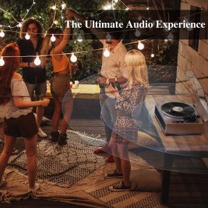 1 BY ONE Bluetooth Turntable – Wireless Vinyl Record Player